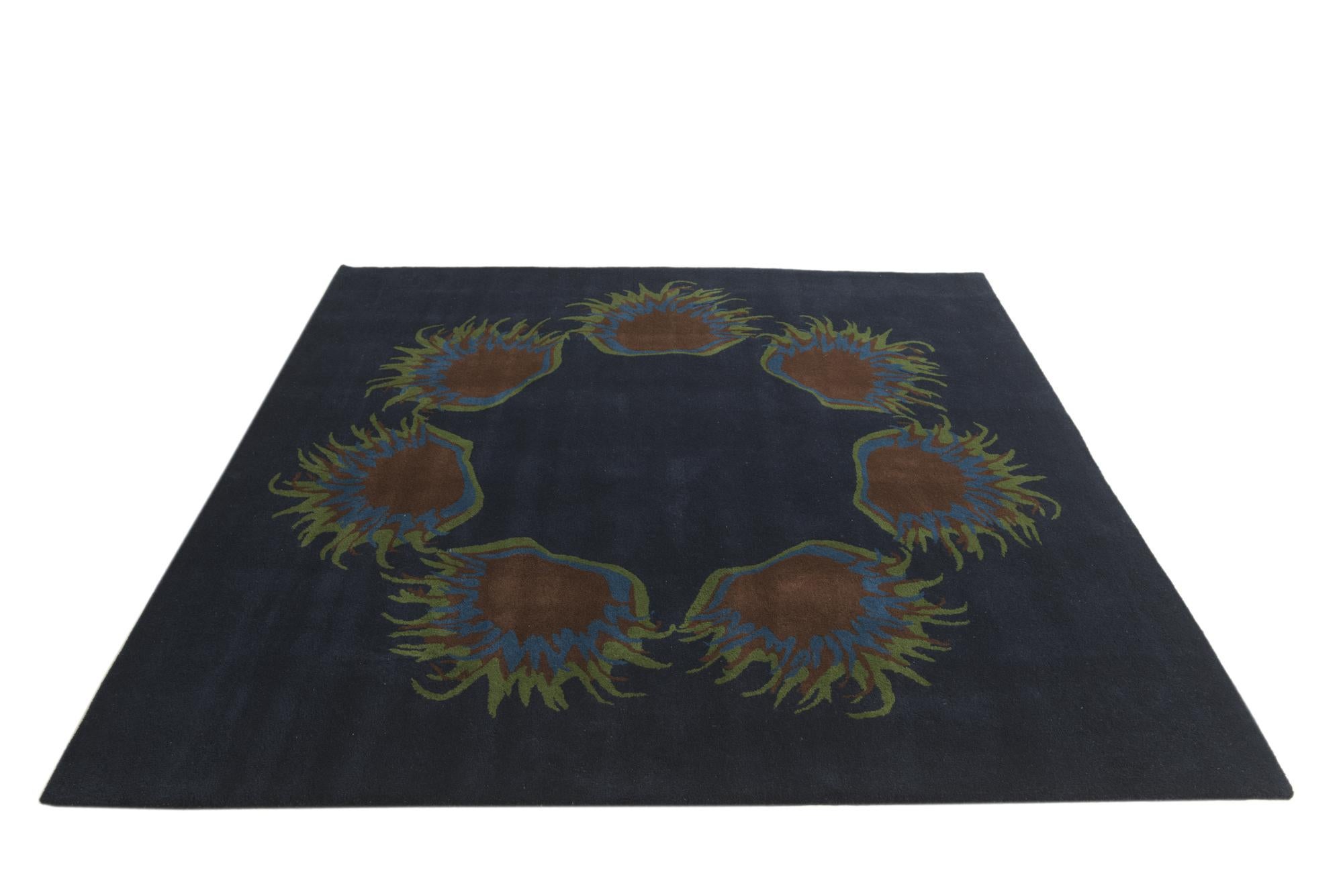 7' 6 x 7' 7 Luna Wool Square Rug