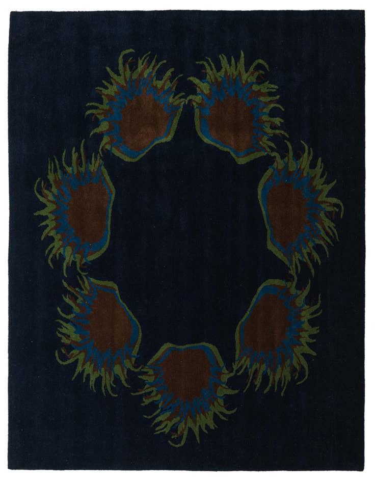 Detail image of 7' 6 x 7' 7 Luna Wool Square Rug