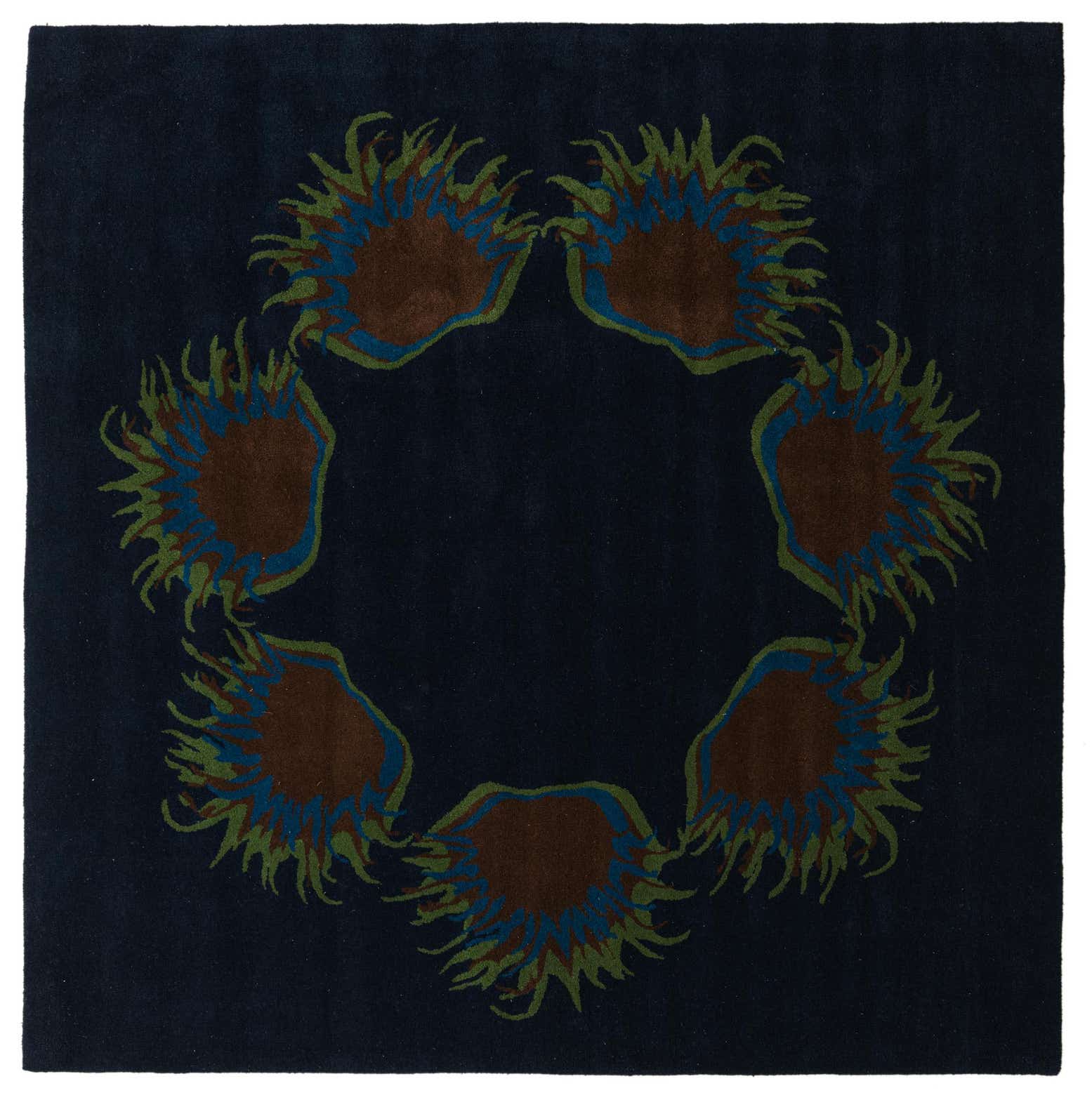 7' 6 x 7' 7 Luna Wool Square Rug