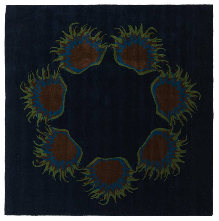 Detail image of 7' 6 x 7' 7 Luna Wool Square Rug