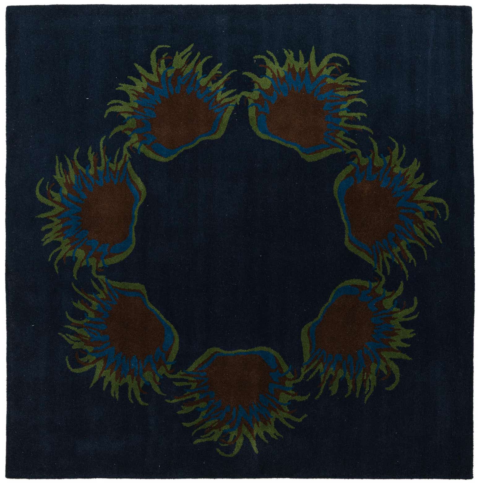 7' 6 x 7' 7 Luna Wool Square Rug
