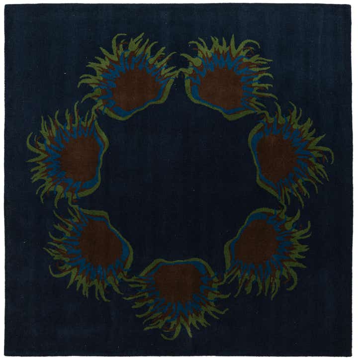 7' 6 x 7' 7 Luna Wool Square Rug