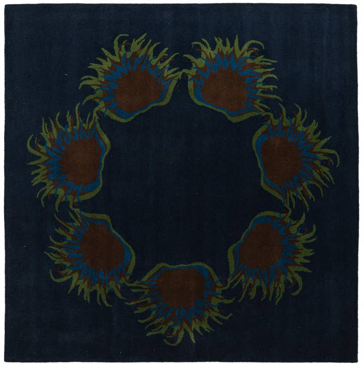 Detail image of 7' 6 x 7' 7 Luna Wool Square Rug
