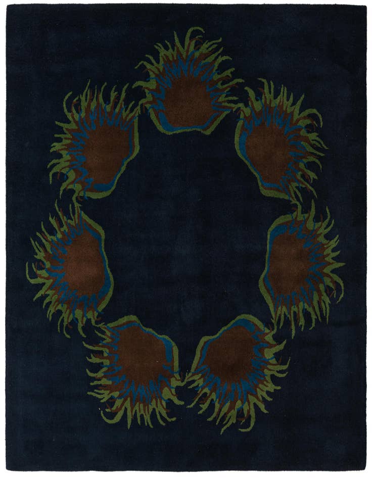 Detail image of 7' 6 x 7' 7 Luna Wool Square Rug