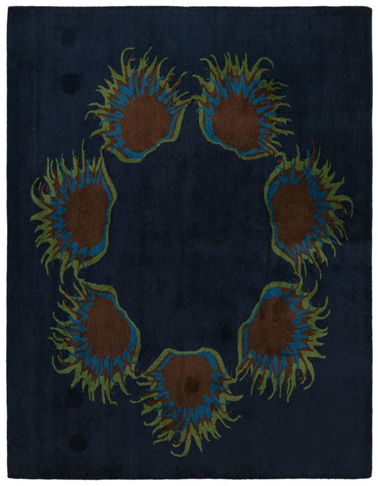 Detail image of 7' 6 x 7' 7 Luna Wool Square Rug