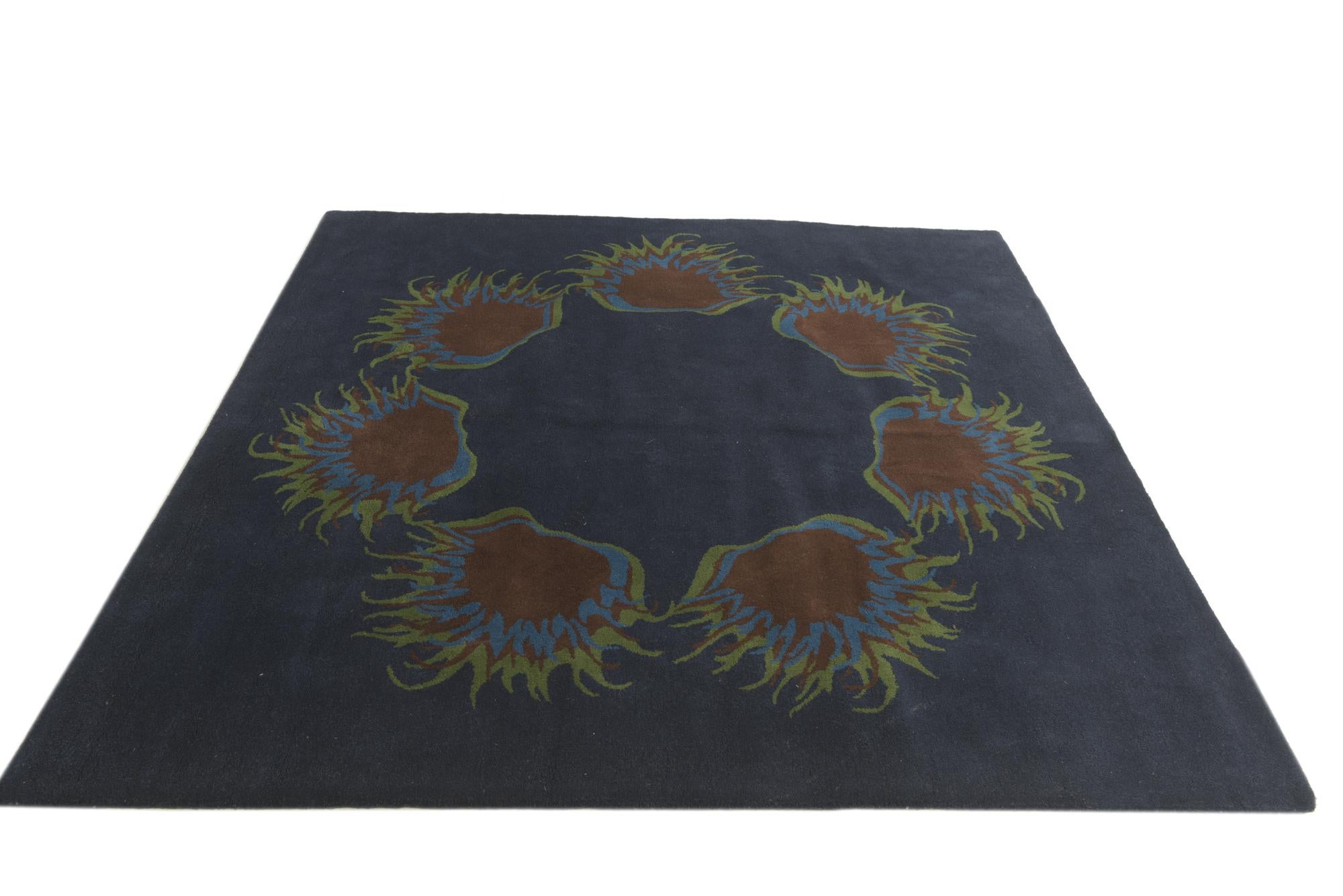 7' 5 x 7' 6 Luna Wool Square Rug