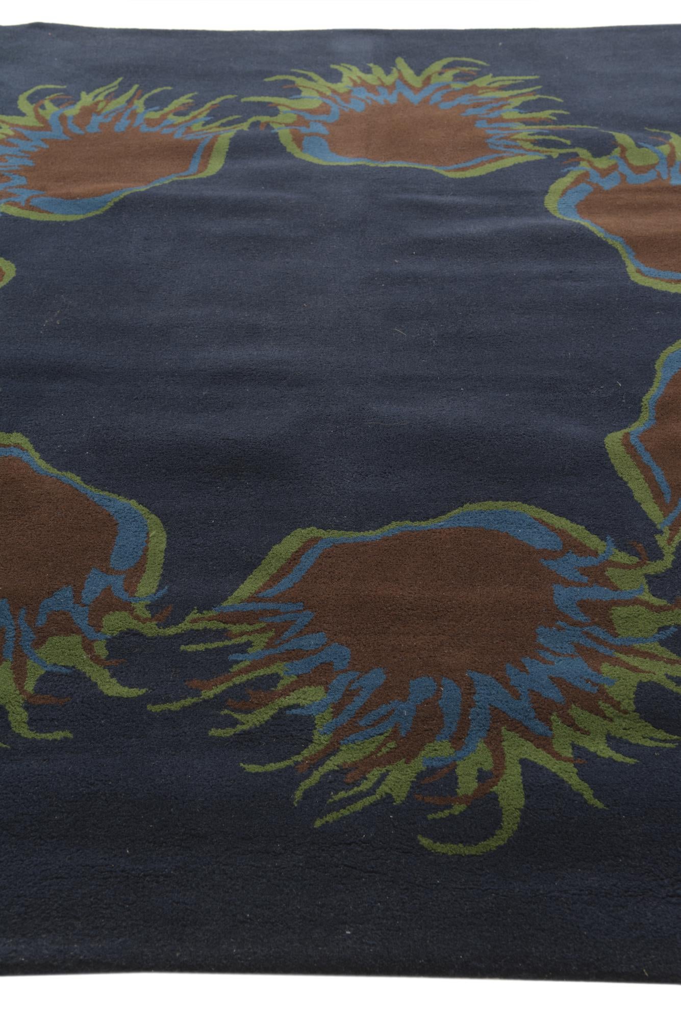 7' 5 x 7' 6 Luna Wool Square Rug
