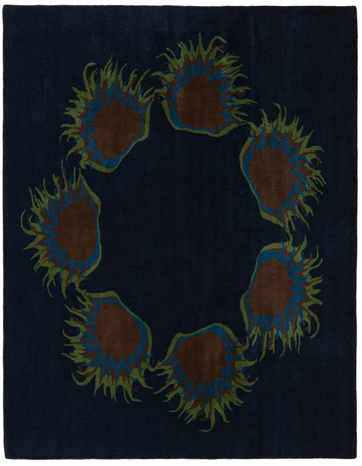 Detail image of 7' 6 x 7' 7 Luna Wool Square Rug