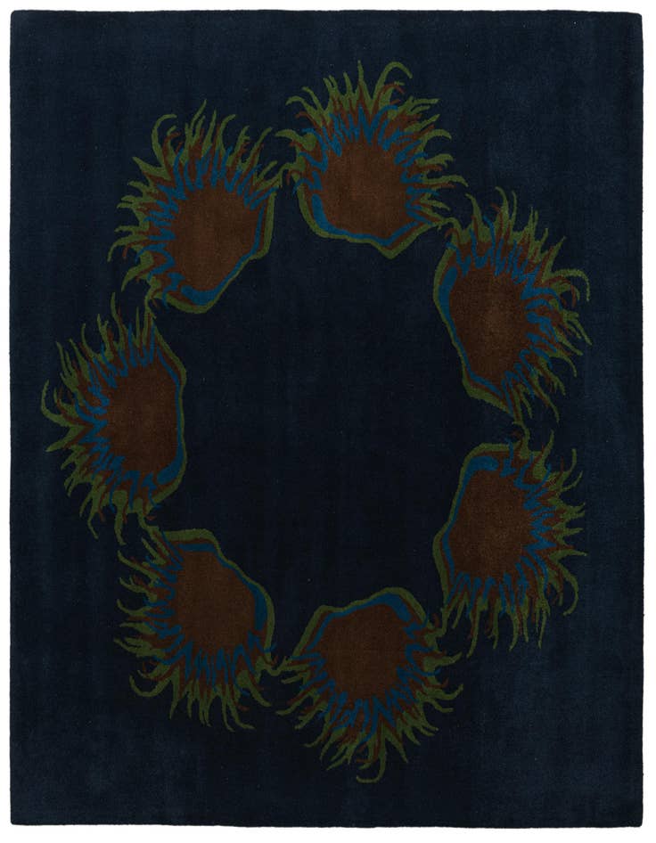 Detail image of 7' 7 x 7' 7 Luna Wool Square Rug