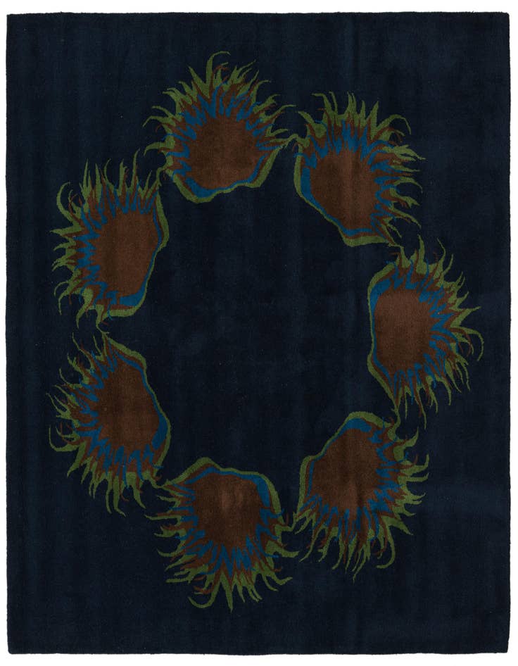 Detail image of 7' 6 x 7' 7 Luna Wool Square Rug