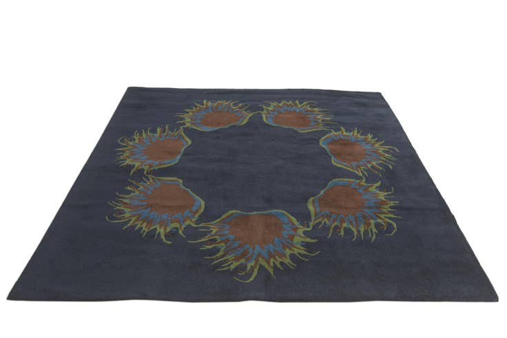 Detail image of 7' 6 x 7' 6 Luna Wool Square Rug