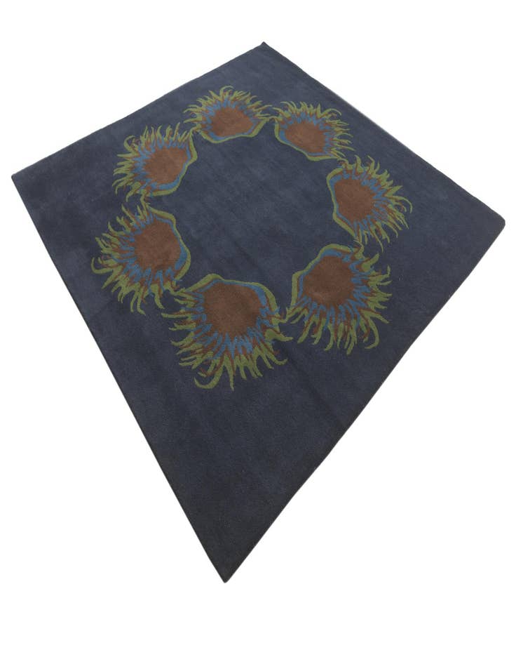 Detail image of 7' 6 x 7' 7 Luna Wool Square Rug