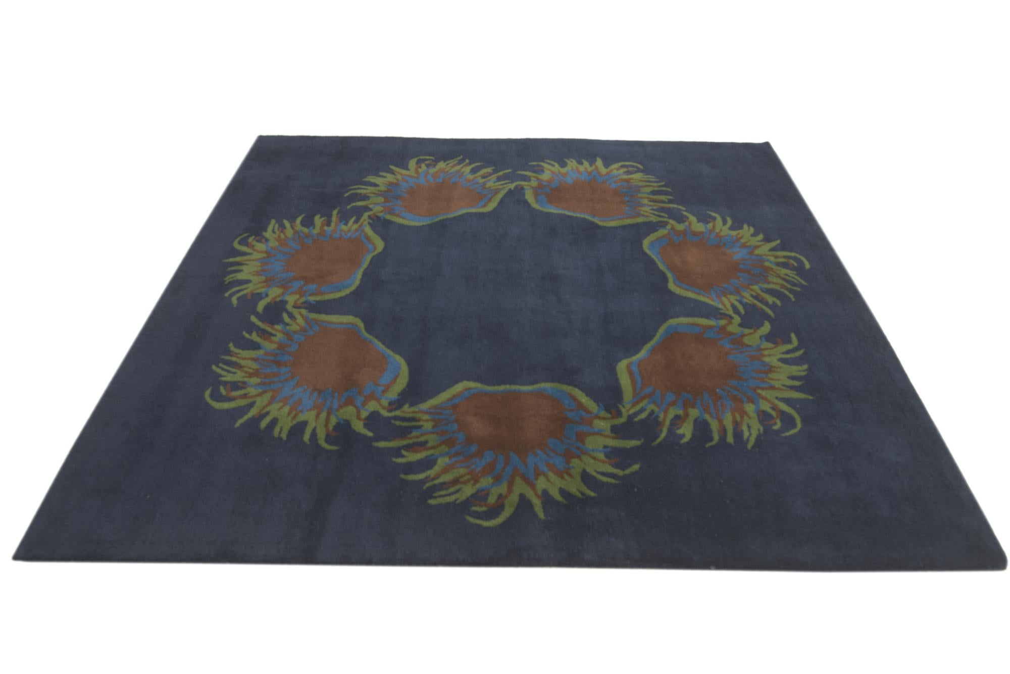 7' 6 x 7' 7 Luna Wool Square Rug