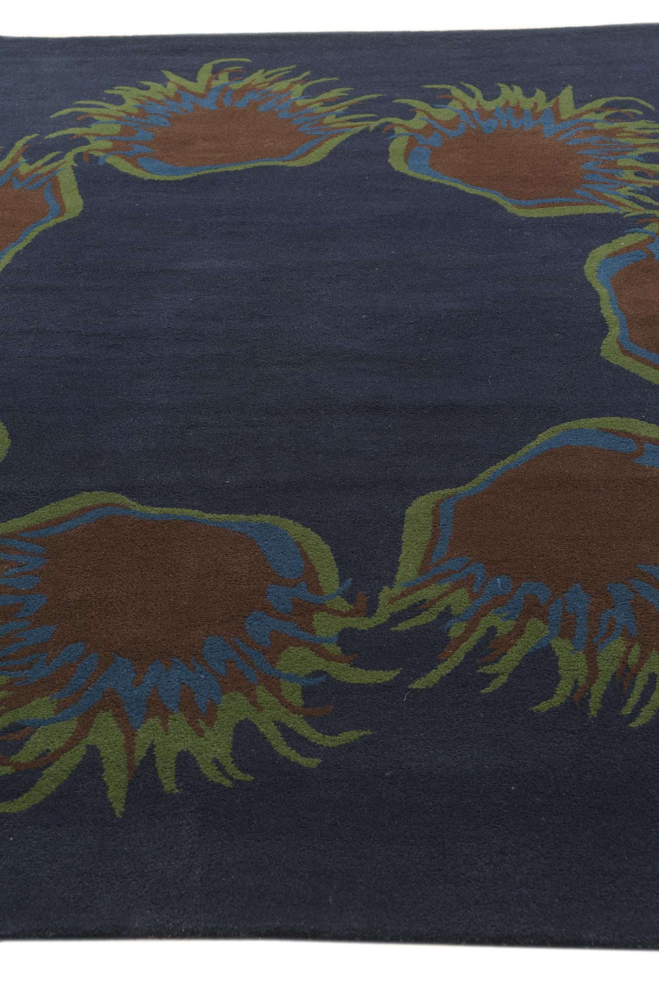 7' 6 x 7' 7 Luna Wool Square Rug