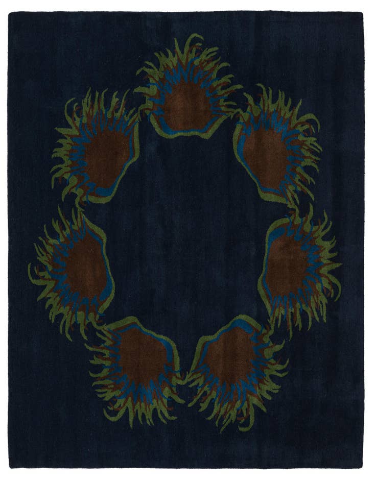 Detail image of 7' 6 x 7' 7 Luna Wool Square Rug