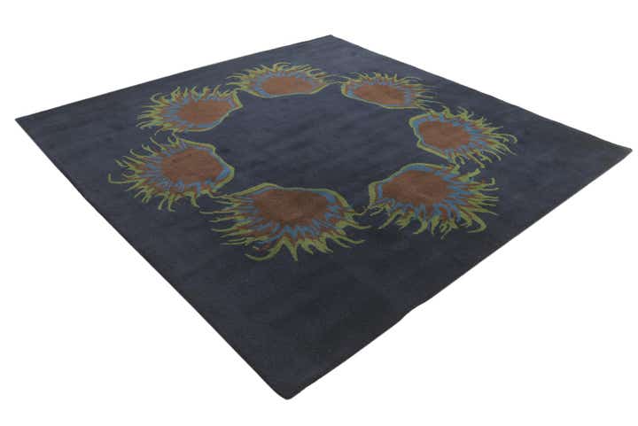 7' 6 x 7' 7 Luna Wool Square Rug