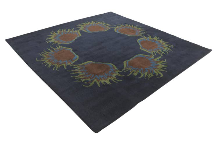 Detail image of 7' 6 x 7' 7 Luna Wool Square Rug