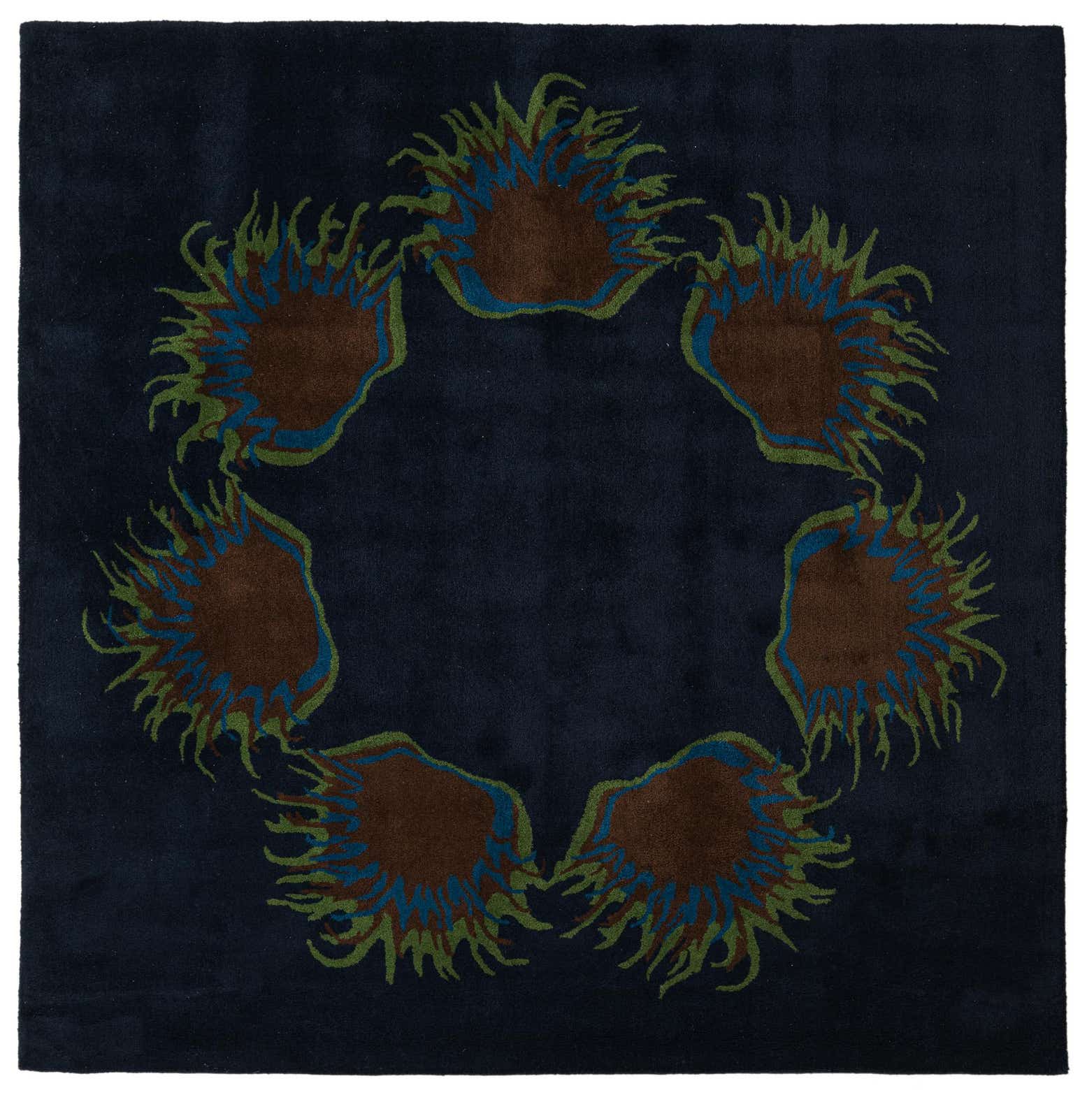 7' 6 x 7' 7 Luna Wool Square Rug