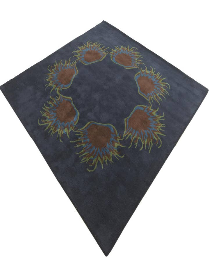 Detail image of 7' 6 x 7' 6 Luna Wool Square Rug