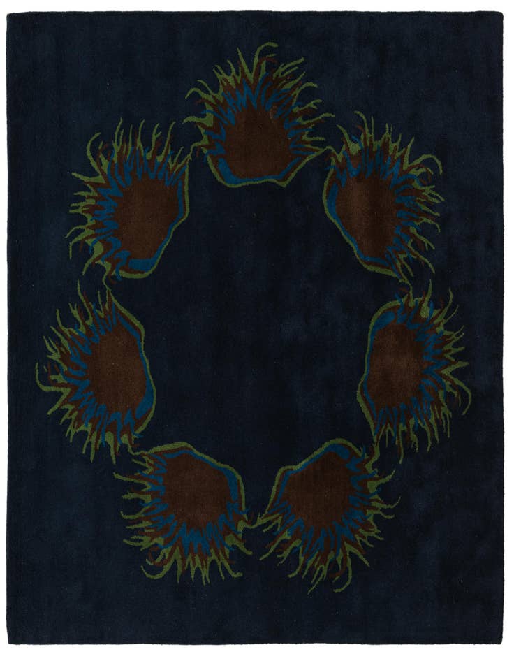 Detail image of 7' 6 x 7' 6 Luna Wool Square Rug