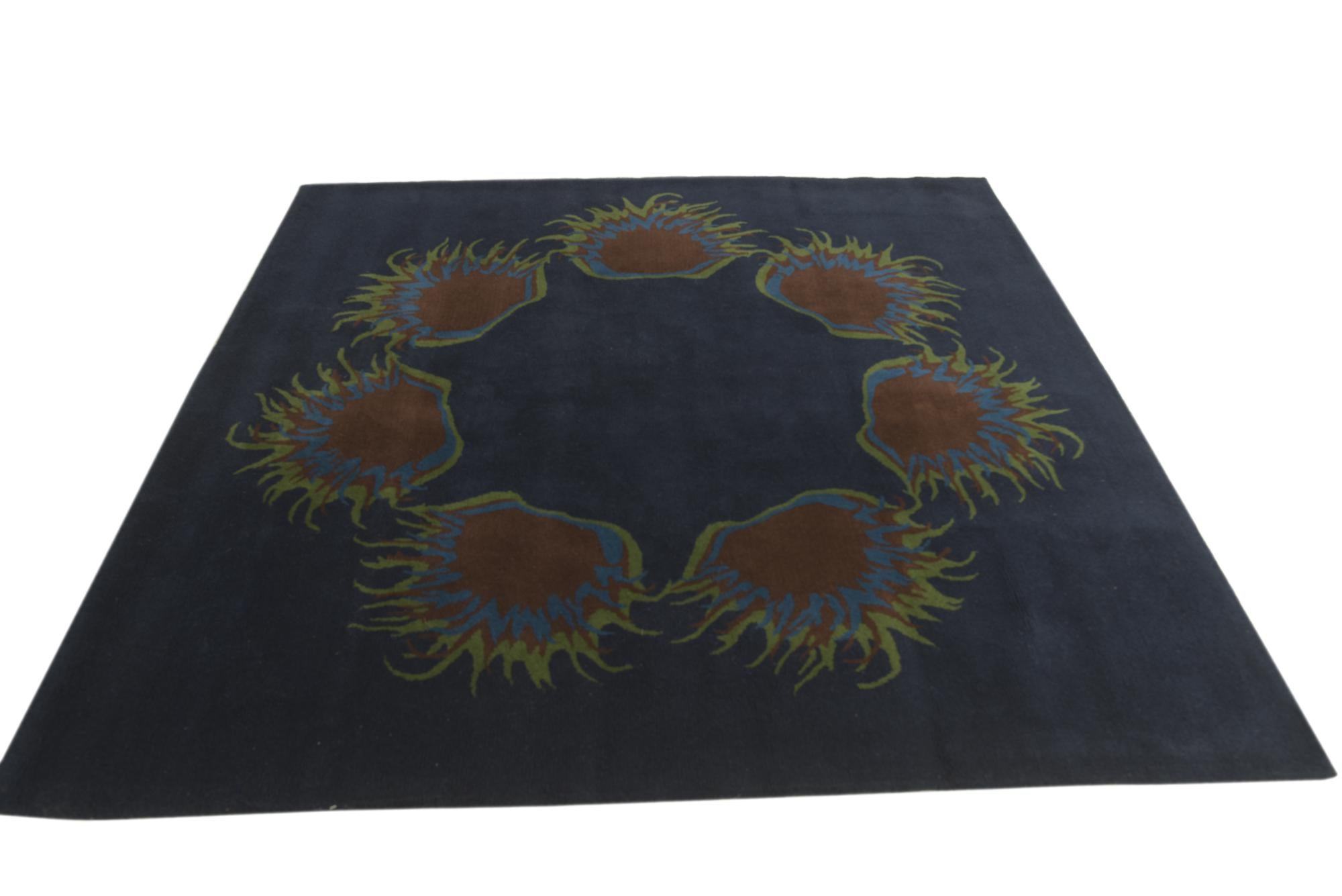 7' 5 x 7' 8 Luna Wool Square Rug