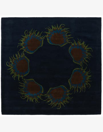 7' 5 x 7' 8 Luna Wool Square Rug
