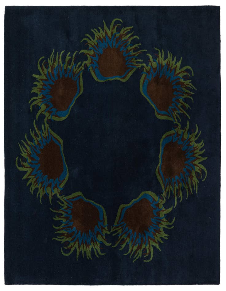 Detail image of 7' 6 x 7' 7 Luna Wool Square Rug