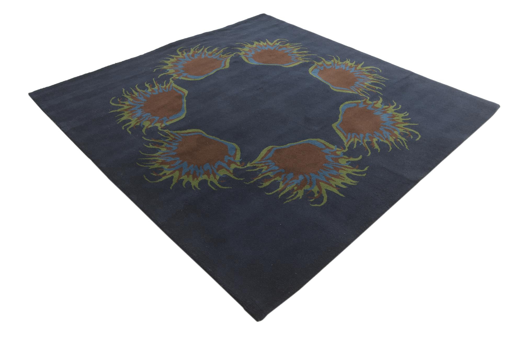 7' 5 x 7' 6 Luna Wool Square Rug