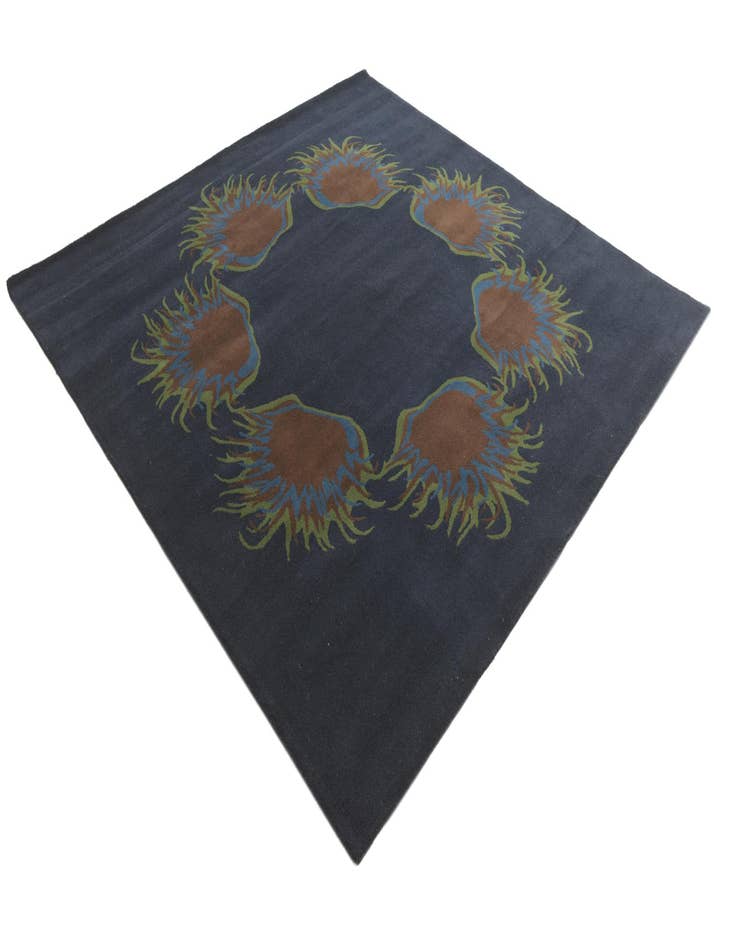 Detail image of 7' 6 x 7' 6 Luna Wool Square Rug