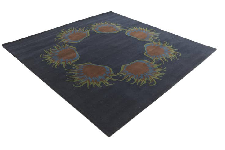 Detail image of 7' 6 x 7' 6 Luna Wool Square Rug