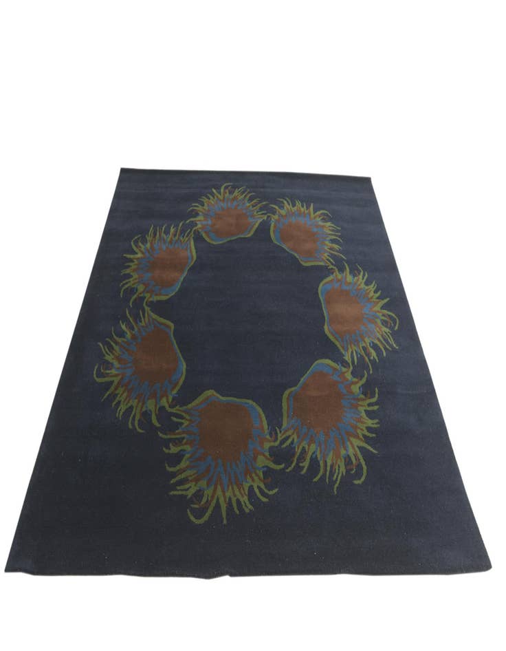 Detail image of 7' 6 x 7' 6 Luna Wool Square Rug