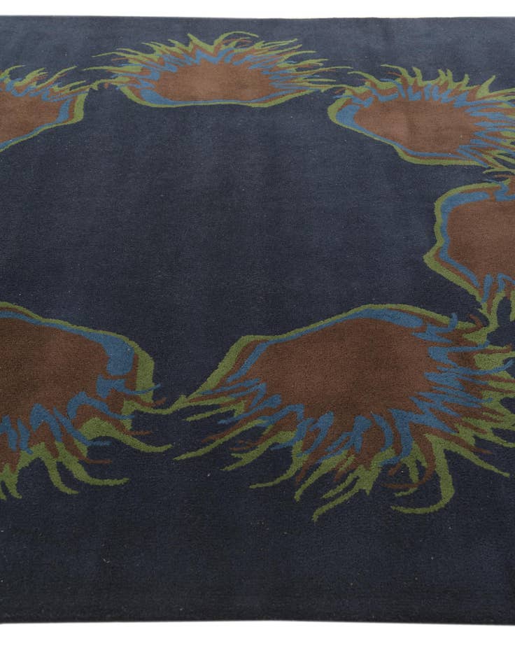 Detail image of 7' 6 x 7' 6 Luna Wool Square Rug