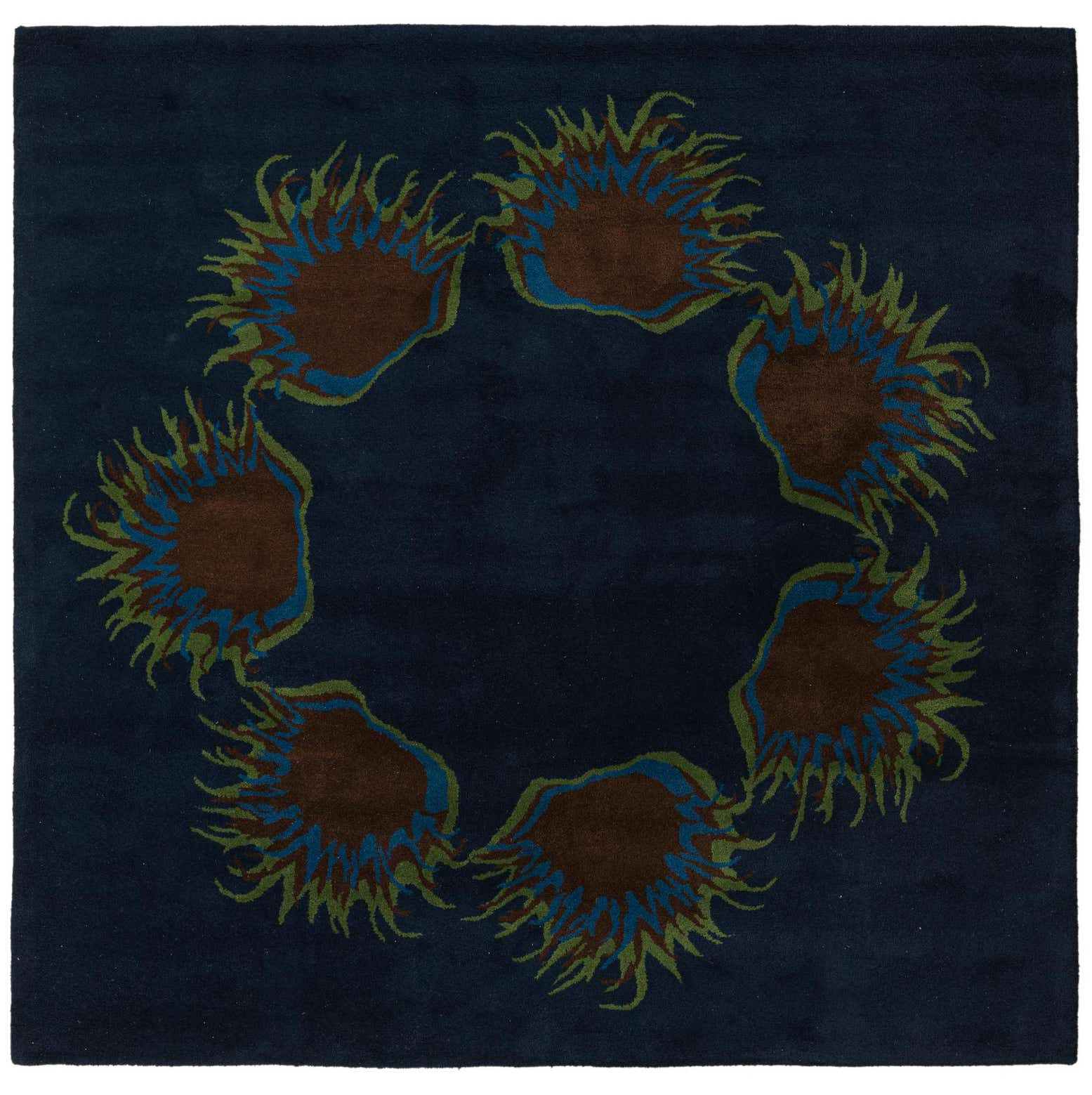 7' 5 x 7' 7 Luna Wool Square Rug