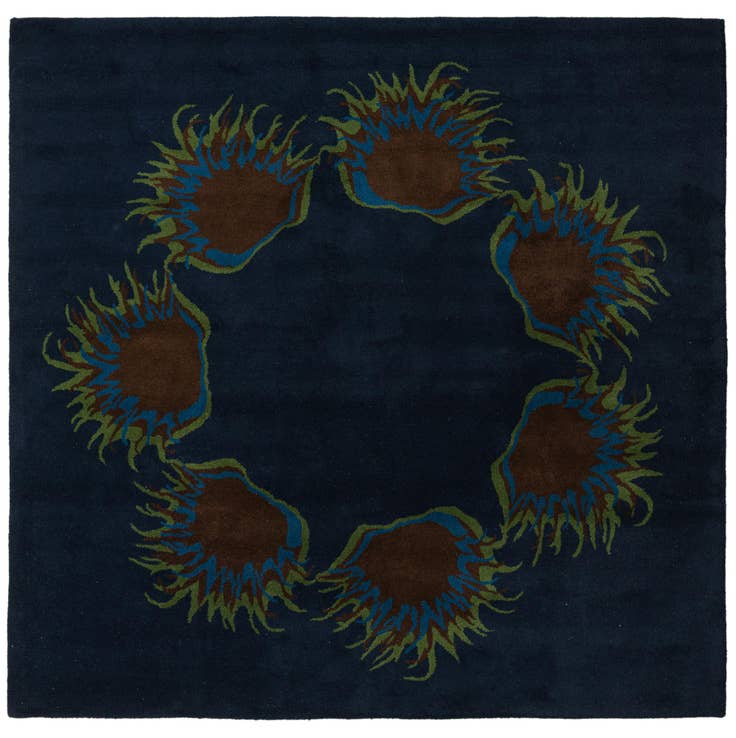 Detail image of 7' 5 x 7' 7 Luna Wool Square Rug