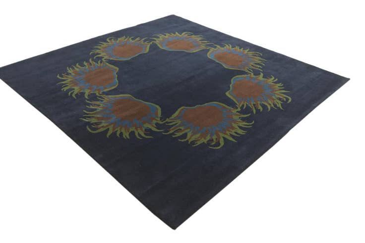 Detail image of 7' 5 x 7' 6 Luna Wool Square Rug