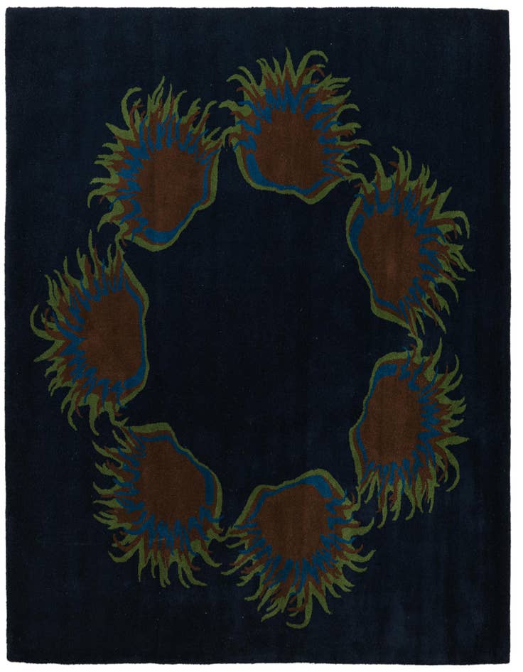 Detail image of 7' 5 x 7' 6 Luna Wool Square Rug