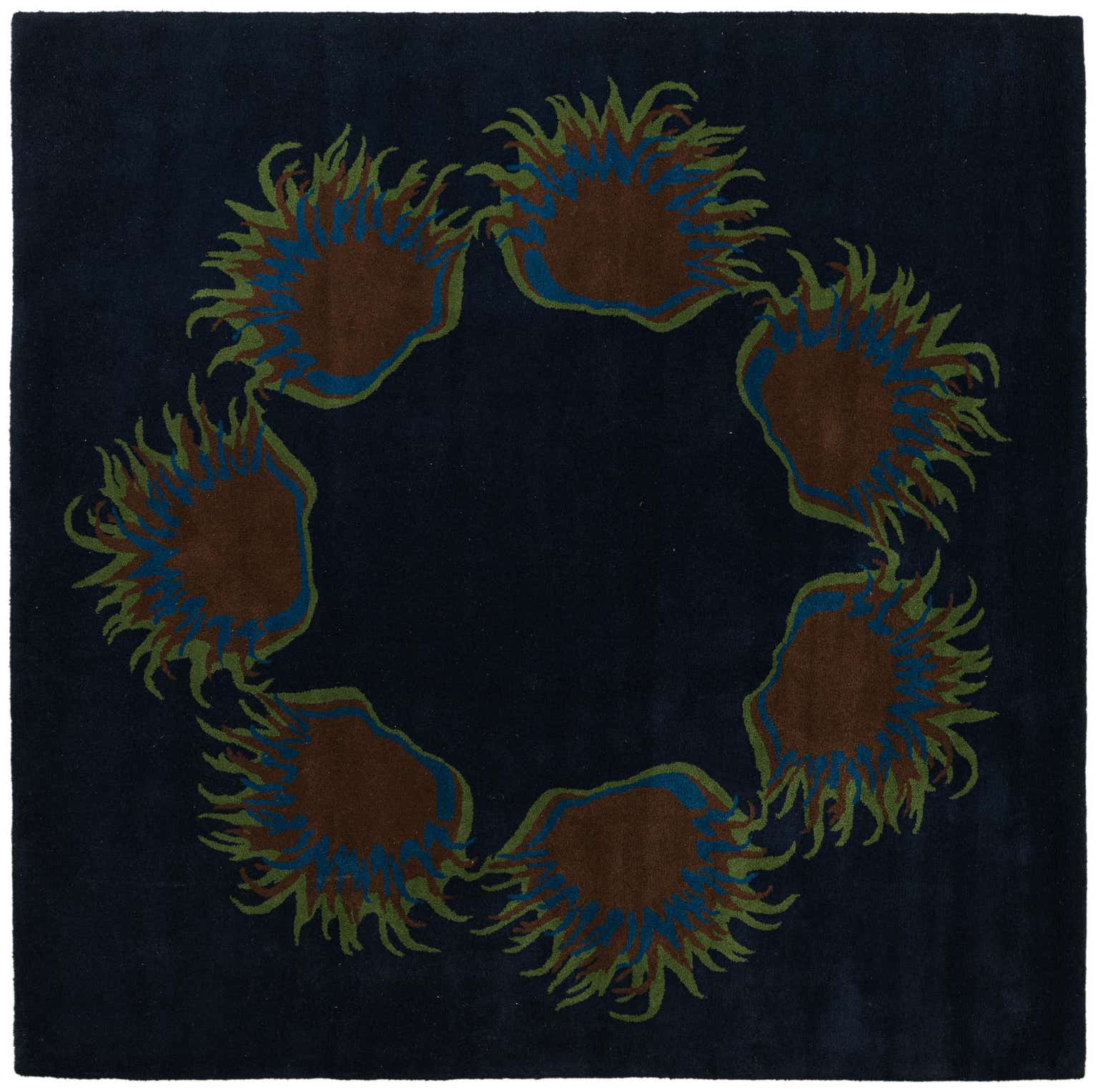 7' 5 x 7' 6 Luna Wool Square Rug