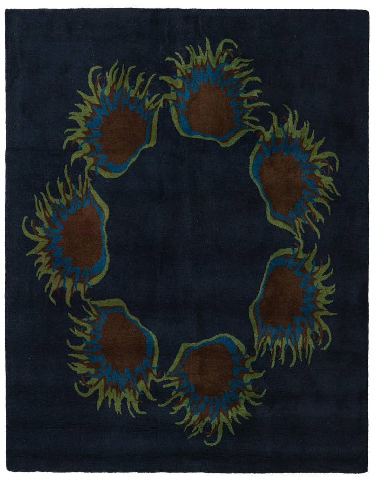 Detail image of 7' 6 x 7' 7 Luna Wool Square Rug