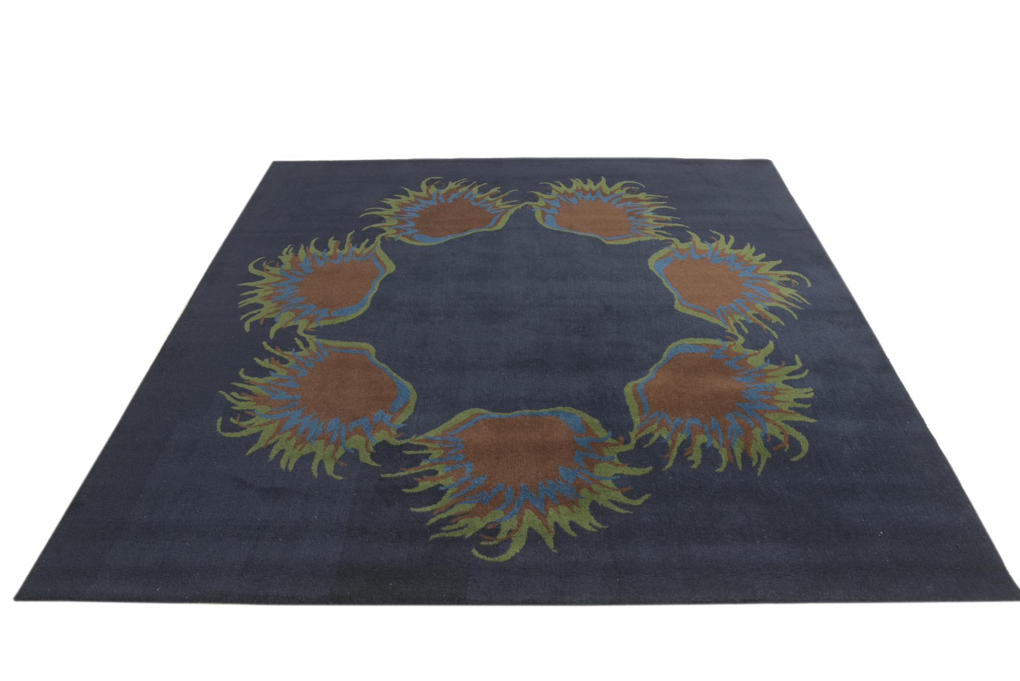 7' 6 x 7' 7 Luna Wool Square Rug