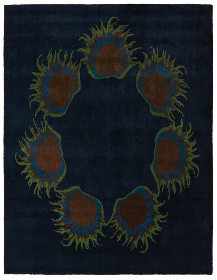 Detail image of 7' 6 x 7' 7 Luna Wool Square Rug