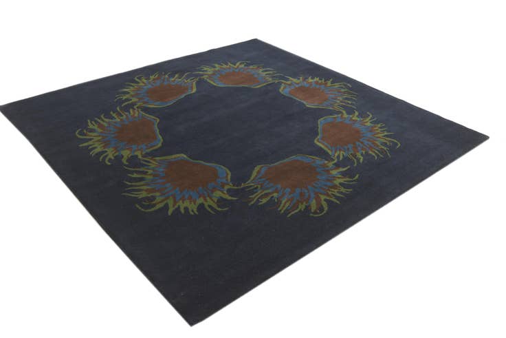 Detail image of 7' 5 x 7' 7 Luna Wool Square Rug