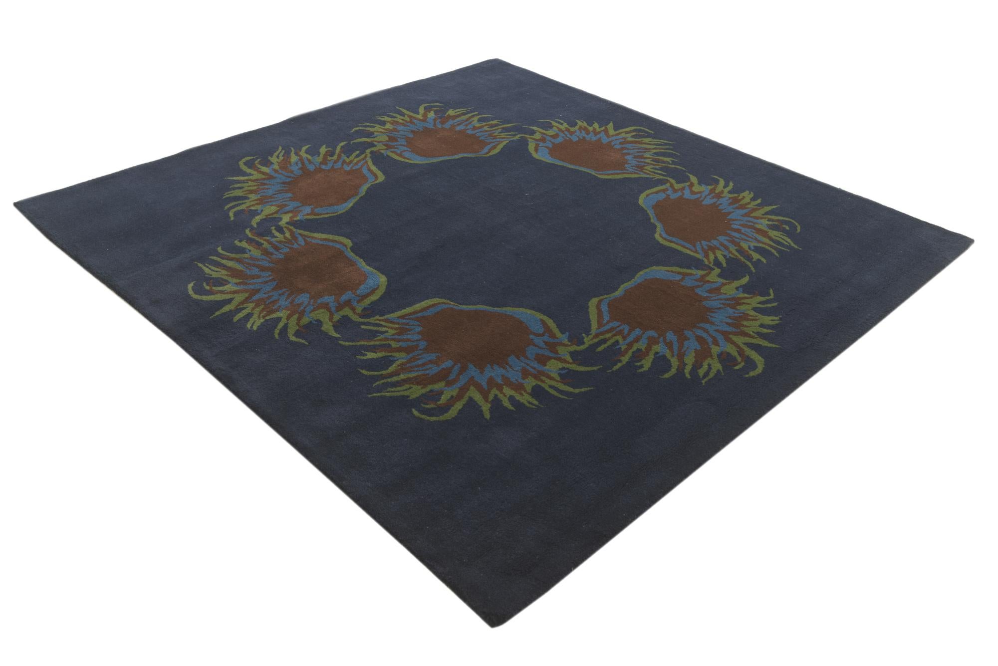 7' 6 x 7' 7 Luna Wool Square Rug