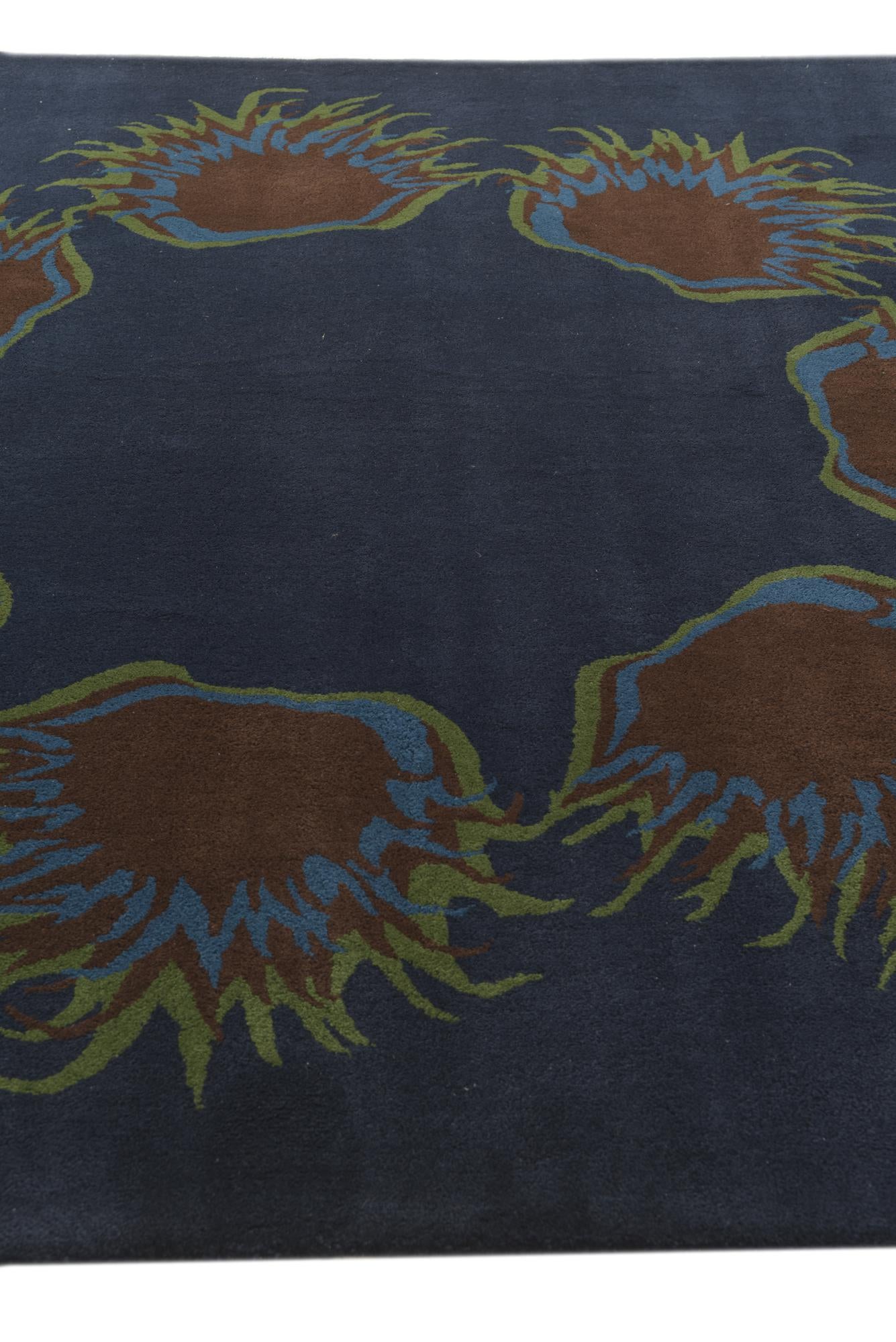 7' 6 x 7' 7 Luna Wool Square Rug