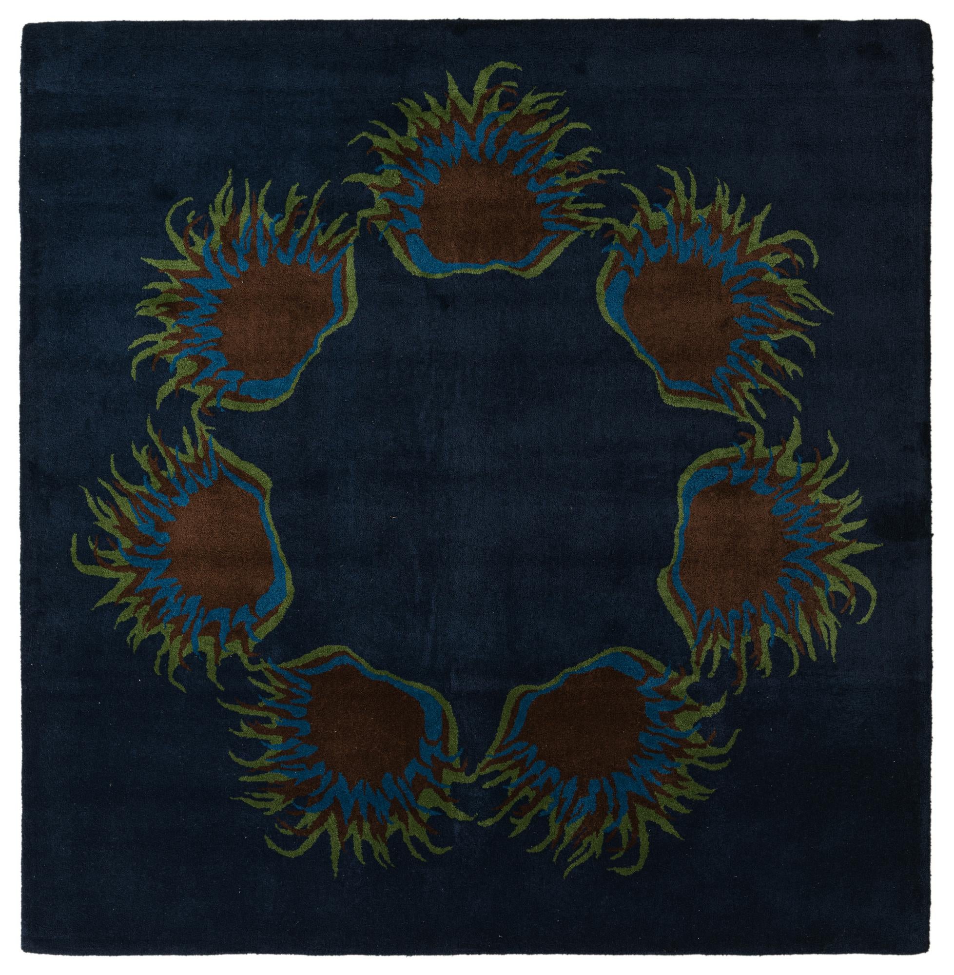 7' 6 x 7' 7 Luna Wool Square Rug