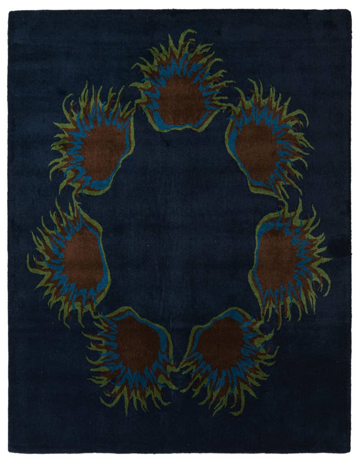 Detail image of 7' 6 x 7' 7 Luna Wool Square Rug