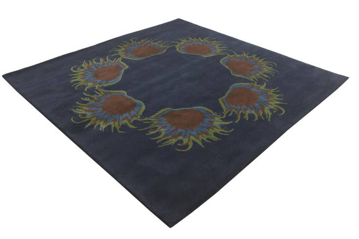 Detail image of 7' 7 x 7' 7 Luna Wool Square Rug