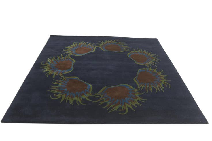 Detail image of 7' 7 x 7' 7 Luna Wool Square Rug