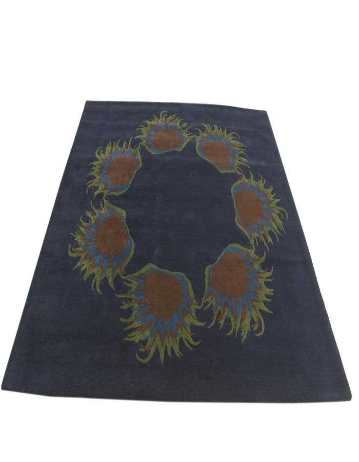 Detail image of 7' 6 x 7' 8 Luna Wool Square Rug