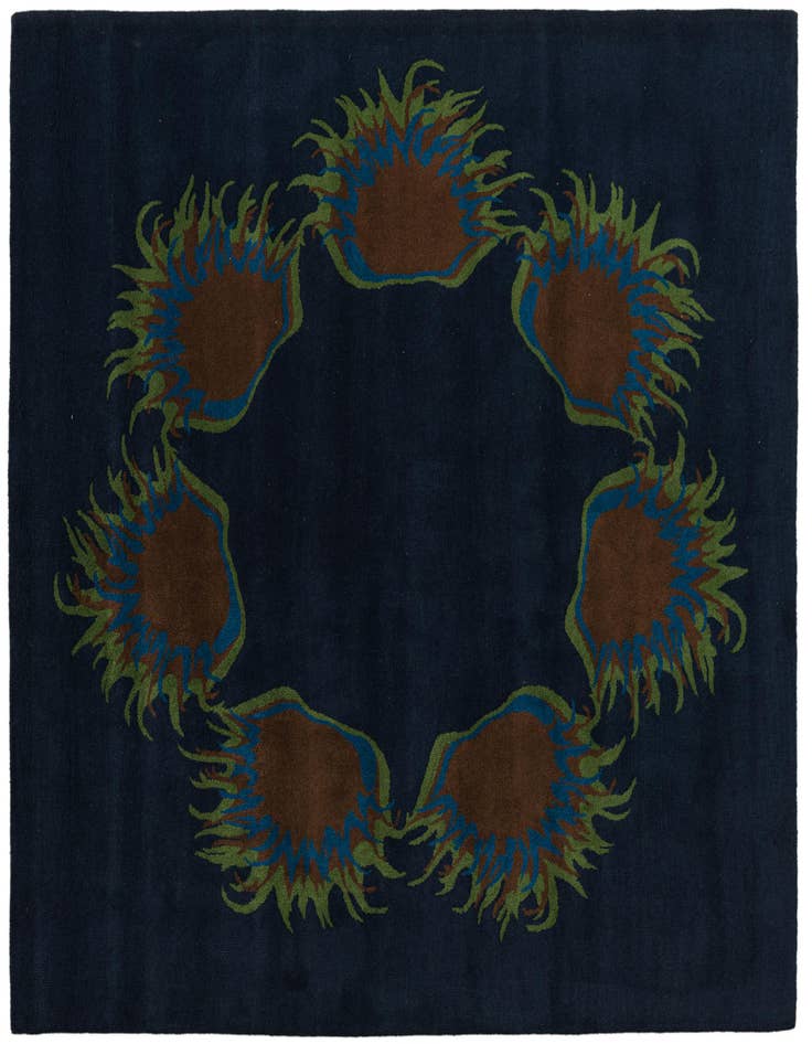 Detail image of 7' 6 x 7' 8 Luna Wool Square Rug