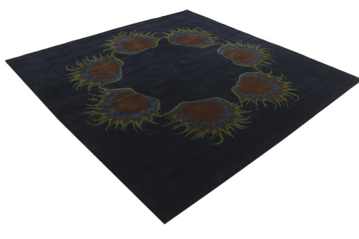 Detail image of 7' 6 x 7' 6 Luna Wool Square Rug